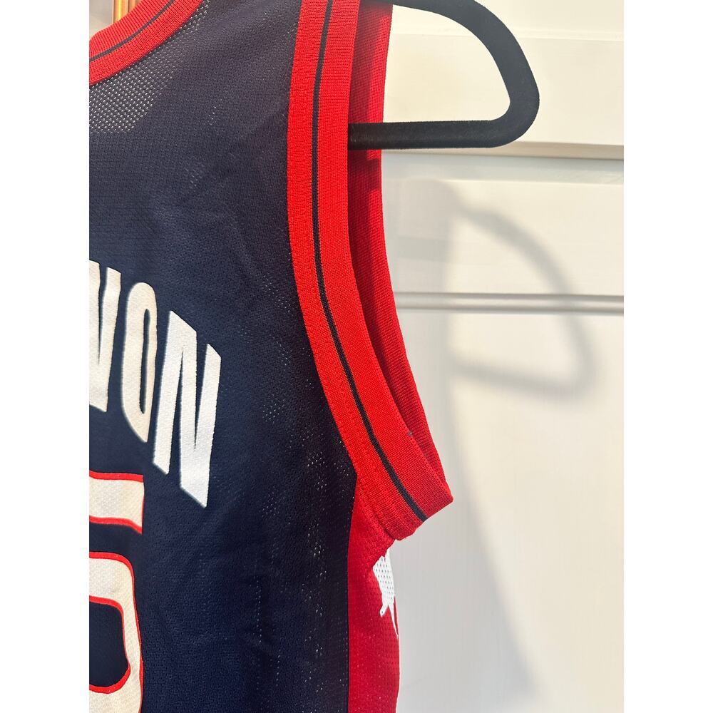 Vintage Hakeem Olajuwon USA Dream Team 1996 Olympics Champion JerseySize L(1416)